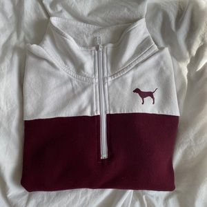 PINK Half-Zip sweatshirt